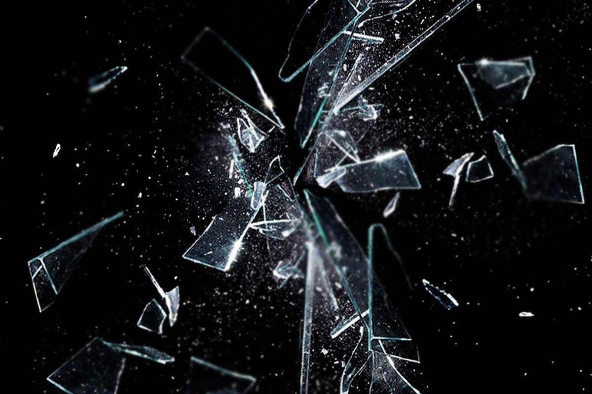 broken glass